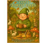 Forest Elves: A Cozy Coloring Retreat - 45+ Pages