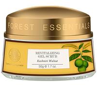 Forest Essentials Exfoliante revitalizante de gel de nogal de Cachemira, 50 g - "Envío por FEDEX/DHL"