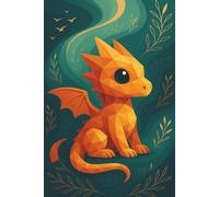 Forest Forge Dragon || Lined Notebook, 6x9, 120 Pages: A bold, fiery journal for creative writing, school notes, or adventure planning