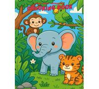 Forest Friends - A Coloring Book of Animals from Around the World: 50 Fun and Relaxing Coloring Pages for Kids and Adults - Explore Wild Animals from Forests, Jungles, and Woodlands