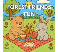Forest Friends Fun: Simple and Cute Animal Coloring Book