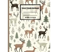 Forest Friends Notebook: A Cute Deer Themed Journal for Girls, Women, and Woodland Animal Lovers: 110 Lined Pages for School, Journaling, or as a ... Gift for Kids & Adults Who Love Nature
