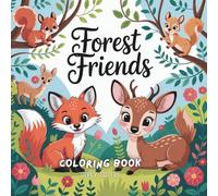 Forest Friends: Simple & Cute Animal Coloring Book