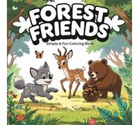 Forest Friends: Simple & Fun Coloring Book