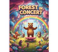 Forest In Concert : A Bold & Easy Coloring Book for Toddlers: Forest In Concert Volume 3 (The PeekaNylaBoo Animals In Concert)
