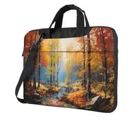 Forest In The Autumn - Funda acolchada para laptop de 15,6 pulgadas, estilo vintage