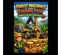 Forest Machines & Logging Tech: Coloring & Fun Facts for Kids Ages 6-10 | 40 Amazing Forestry Vehicles and Equipment to Color and Learn
