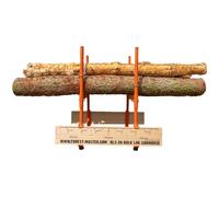 Forest Master BLS-2H Caballete para Troncos - Ideal para Cortes Precisos de Múltiples Troncos - Capacidad de 150 kg - Compacto, Ligero y Plegable - Doble Cadena Autoblocante para Mayor Estabilidad
