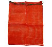 Forest Master Bolsas tejidas de malla para leña y verduras, 50 x 60 cm, Red, 50 x 60 cm, Tradicional