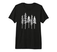 Forest Outdoor Pine Tree Nature Camping Hiking Camping Camiseta Premium