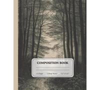 Forest Pathway Composition Notebook | College Ruled Nature Journal | Woodland Writing Gift for Students & Creatives: A peaceful lined stationary featuring tranquil woodland scenery