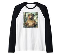 Forest Ranger Bear le da la Bienvenida - Aventura en el Parque N Camiseta Manga Raglan