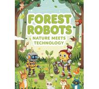 Forest Robots: Nature Meets Technology: 48 Eco-Friendly Coloring Pages of Robots, Animals, and Nature Working Together!