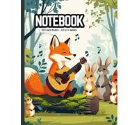 Forest Tunes & Tails: A Cute Woodland-Themed Notebook for Kids to Write, Draw & Dream - 150 Pages