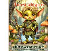 Forest Whispers: A Fantasy Coloring Journey Through Enchanted Woodlands