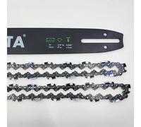 FORESTA Guide + 2 cadenas motosierra 57entrenadores 40cm de corte 3/8LP 0.050″ adecuado para Oregon 160SDEA041 + 91VXL057E, 160SXEA041 + 91VXL057E, Oregon 160SPEA041 + 91VXL057E