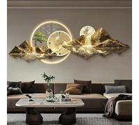 forestalk Decoración de pared artística 3D, escultura tradicional china de pino Feng Shui para colgar en la pared para decoración moderna de sala de estar