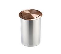 forestalk Flush Mount Round Trash Can Lid 304 Stainless Steel Hinge Contratop Waste Bin Tapa Espacio Salvando Ahorro Higieneo Oficina Gabinete Gabinete de Gabinete 205x165mm