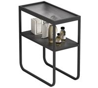 forestalk Gabinete de baño Delgado con Vidrio, Estradado de Almacenamiento de Espacio para la Brecha, Rust Proof Organizador para pequeñas Habitaciones, 20x10x21 Pulgadas