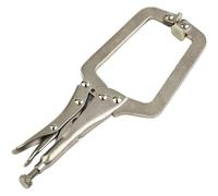 forestalk Pinza de presión Tipo C de Acero de 9 Pulgadas con mordaza pivotante; Herramienta de Alta Resistencia y precisión para Soldadura, carpintería y metalurgia