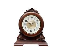 forestalk Reloj De Mesa Reloj De Mesa De Madera Silencioso Reloj De Mesa para Sala De Estar Reloj Vintage Chino Campanas De Reloj Todo El Tiempo para Dormitorios Estante Reloj De Escritorio