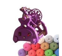 forestalk Rueda giratoria eléctrica para lana, máquina automática de bobinado de hilo para tejer y mezclar, soporta bobinas de 4 onzas, ideal para proyectos de rooving