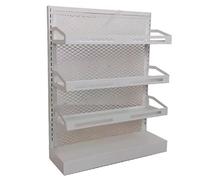 forestalk Soporte de exhibición de bebidas, estante comercial de almacenamiento de alimentos de varios niveles para bebidas, aperitivos y soluciones de comercialización