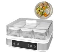 forestalk Yogurt Maker, máquina digital automática con control de temperatura y tiempo para preparar postres caseros frescos, incluye 9 tarros de cristal