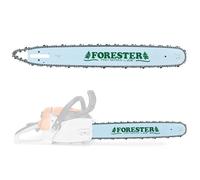 FORESTER Combo de barra de motosierra de repuesto de 14 pulgadas y cadena - paso de 1/4 pulgadas, calibre 043 - Kit de piezas de repuesto para sierras Stihl que funcionan con pilas