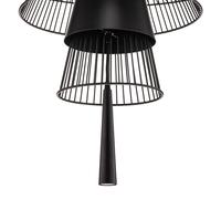 Forestier Gravity 1 lámpara colgante Ø86cm negro