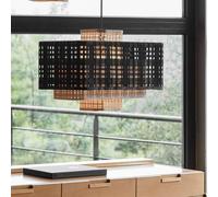 Forestier Lámpara colgante Matrix, beige/blanco/negro