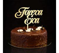 Foreva Eva - Decoración para tartas con diseño de silueta dorada personalizada para novia y novio, decoración de boda, compromiso, regalo de compromiso para pareja, 6 pulgadas