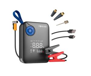 Forever 4 in 1 Jumpstarter With Air Compressor 7200mAh Black / Blue - GSM187102