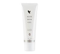 Forever Aloe MSM Gel (40% Aloe Vera), ungüento sulfúrico para atletas y personas activas, apoyo natural para tejido conectivo, absorción rápida, certificado dermatest, tubo (1 x 118 ml)