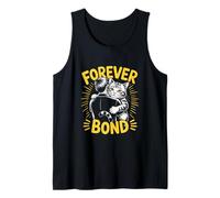 Forever Bond, dueño de Abrazo, felino, Amante de Las Mascotas Camiseta sin Mangas