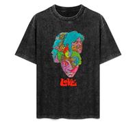 Forever Changes Love Psychedelic Unisex tee Shirt Men's Black T-Shirt M