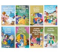 Forever Classics (Set of 8 Fairy Tales with Colourful Pictures) - Story Books for Kids - Aladdin, Cinderella, Goldilocks and the Three Bears, Sleeping ... Piper of Hamelin, The Princess and the Pea