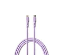FOREVER Colorum Cable USB C a Lightning 2.4A Lavanda - 1,8m Cable Lightning USB C para Carga y Sincronización de Datos - Cable Carga Rapida Lightning to USB C para Dispositivos con Conector Lightning