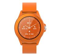 FOREVER Colorum CW-300 Smartwatch Redondo Naranja - Reloj Contador de Pasos y Calorias con pulsómetro a Monitor de sueño - Larga duración de batería - Reloj Inteligente Mujer Hombre para Android/iOS