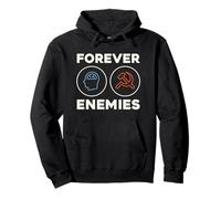 Forever Enemies Enemigos eternos El socialismo no funciona Sudadera con Capucha