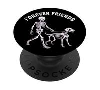 Forever Friends - Perro de Esqueleto para PopSockets PopGrip Adhesivo