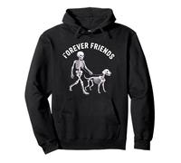 Forever Friends - Perro de Esqueleto para Sudadera con Capucha