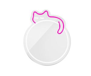 Forever light neon mirror led gato durmiendo - neon led multicolor dec