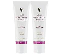 Forever Living Aloe Hidrurizing Lotion Duo -Paquete de hidratacin de 2 profundidades con colgeno y elastin, textura suave y sedosa, frmula sin glu