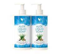 Forever Living Products Jabón líquido de aloe, 473 ml, limpia e hidrata, apto para veganos, aloe vera puro mezclado con aceite de jojoba. (Paquete de 2)
