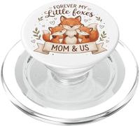 Forever My Little Foxes Mom & Us, Lindo Amor Familiar PopSockets PopGrip para MagSafe