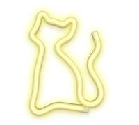 Lampara forever neon led light cat warm white bat+usb