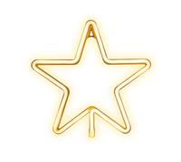 Forever Neon Led Light Christmas Pentastar Warm White Panel LED de Estrella