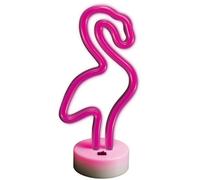 Lampara forever neon led on a stand flamingo pink
