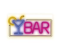 Lampara forever neon plexi led bar multicolor